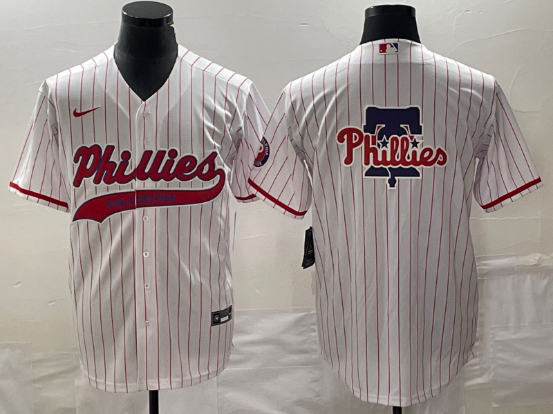 Men's Philadelphia Phillies White Home Team Jersey Joint Edition